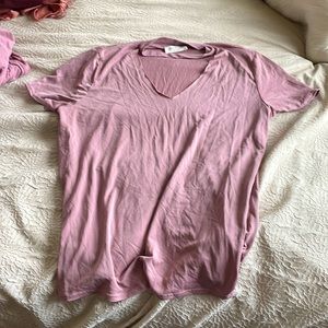 Pink shirt sleeve with neck chocker